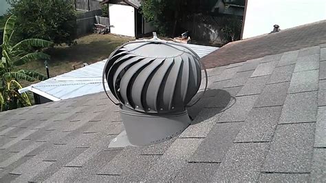 what are those spinning metal things ontop of houses|spinning metal on roof.